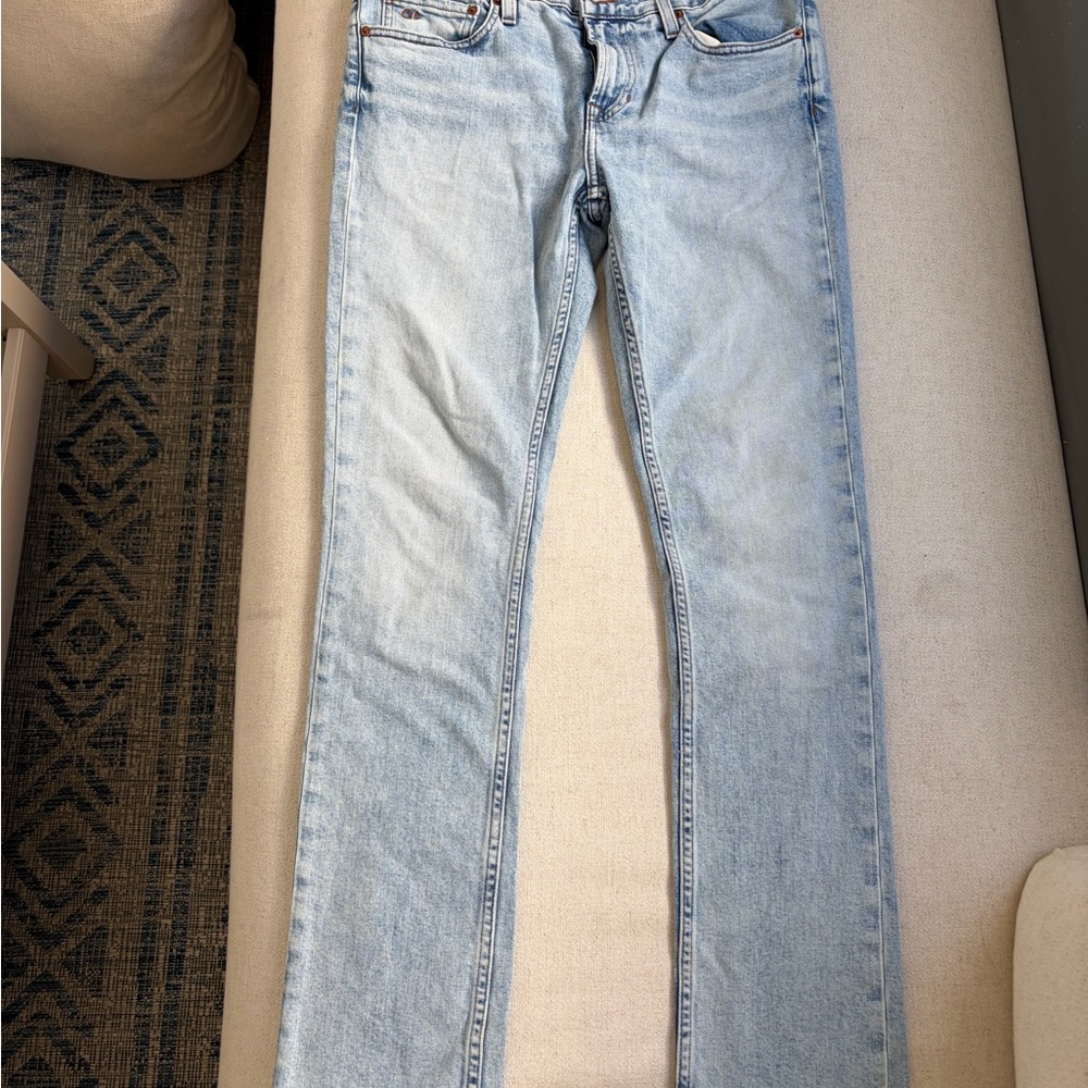 Outerknown The Cove 31x32 stretch Slim-fit Jeans light wash denim